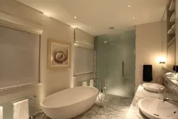 Photo Of Built-In Lights In The Bathroom