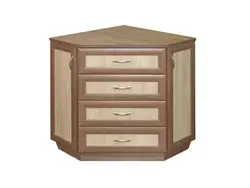 Corner chests of drawers and bedside tables for the bedroom photo