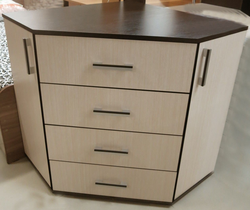 Corner chests of drawers and bedside tables for the bedroom photo