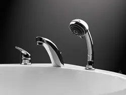 Acrylic bathroom faucet photo