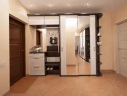 Hallway with mezzanines for a narrow corridor photo