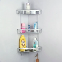 Shelf In The Bathtub For Shampoos Photo