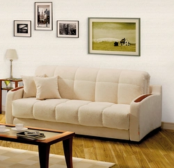 Sofa in the living room in a modern style direct photo