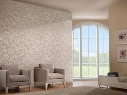 Non-woven wallpaper living room design