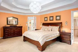 Обои персикового цвета фото для спальни