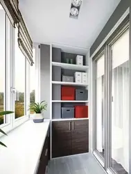 Wardrobes for balconies in apartments photo