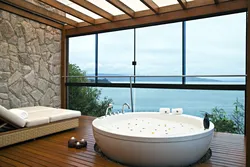 Photo of a jacuzzi in the bathroom