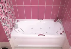 Ванна 120х70 в интерьере ванной