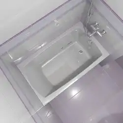 Bath 120x70 in the bathroom interior