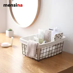 Baskets In The Bathroom Interior
