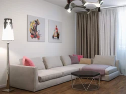 Living room with sofa photo
