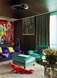 Colorful living room photo