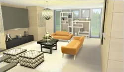 Living room in sims 4 design