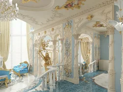 Living room in rococo style photo