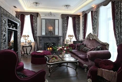 Living room in rococo style photo