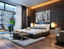 Modern style in the bedroom interior