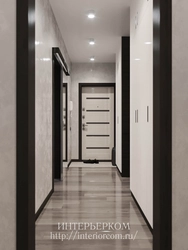 Hallway design light floors