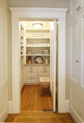 Storage room in the hallway design