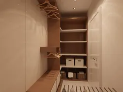 Storage room in the hallway design