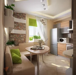 Photo of a kitchen in a two-room apartment