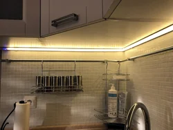 Светодиодные лампы на кухне фото
