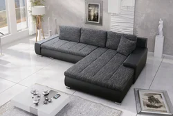Large corner folding sofas for living room photo