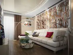 Highlight a wall in the living room design