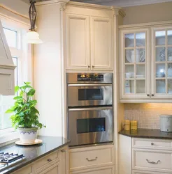 Corner Kitchens With Columns Photo