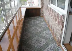 Floor tiles for loggia photo