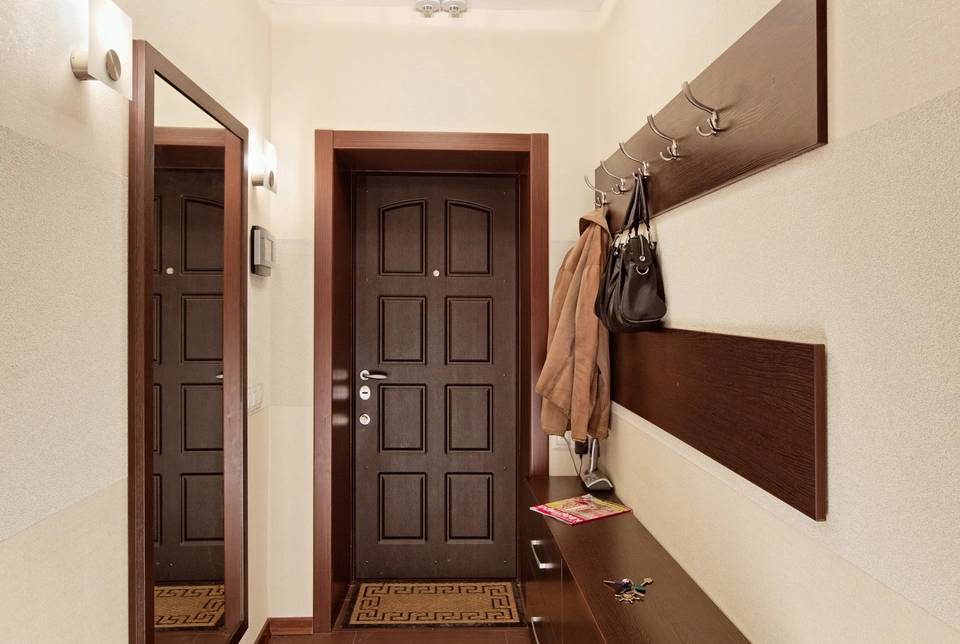 Interior of a narrow corridor