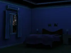 Акси хобгоҳ дар шаб