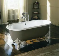 Cast iron bathtub photo