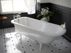 Cast iron bathtub photo