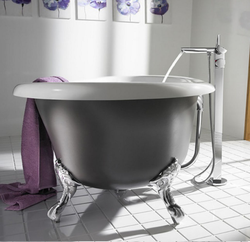 Cast iron bathtub photo