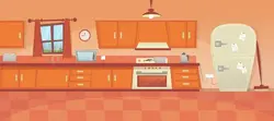 Cartoon Kitchen Photo