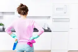 Kitchen cleaning photo