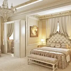 Photo of a rich bedroom