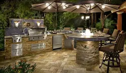 Outdoor kitchen photo