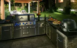 Outdoor kitchen photo