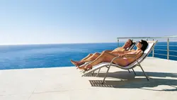 Sunbathing photo