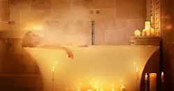 Taking A Bath Photo