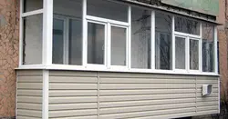 Лоджия сайдинг фото