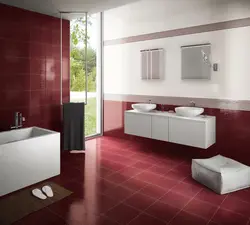 Burgundy bath photo