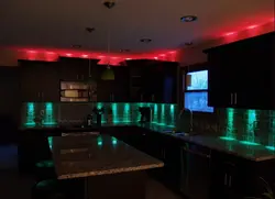 Photo of neon kitchen