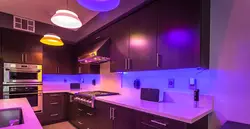 Фото Неоновой Кухни