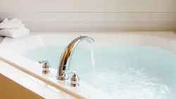 Photo of the completed bath