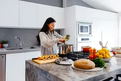 Kitchen cooking photo
