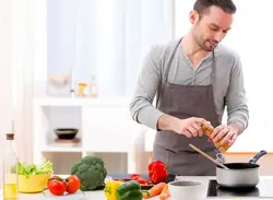 Kitchen cooking photo