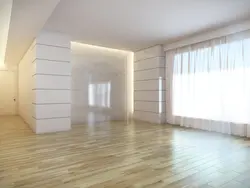 Photo of an empty living room