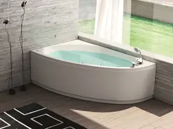 Photo of semicircular bathtubs